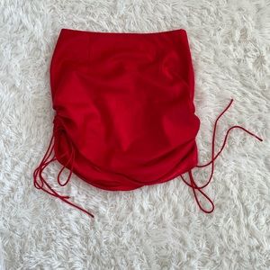 tiger mist red skirt